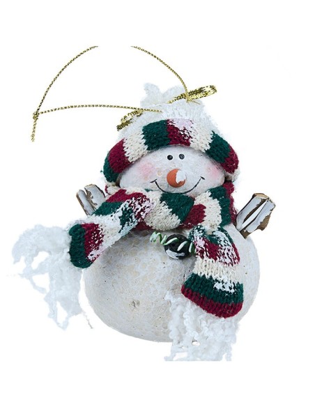 Bonhomme de neige suspension de Noël - 4 pièces