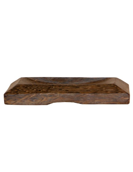 Porte savon en bois de coco - rectangle