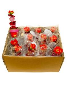 Blumenstraußkasten - roter Topf 2