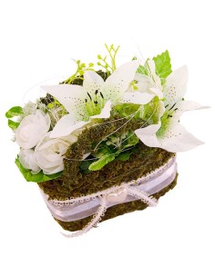 Carton of flower bouquets - flower basket 2