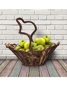 Panier en bois avec anse 2