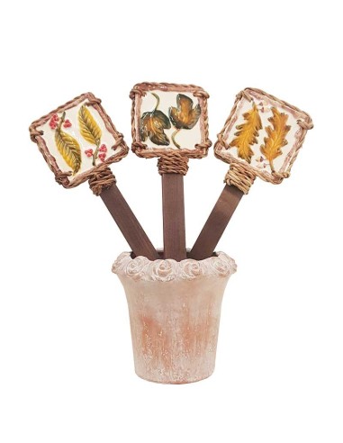 Stick décoratif de jardinière - chêne