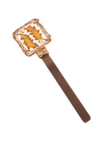 Dekostab für den Blumenkasten - Eiche