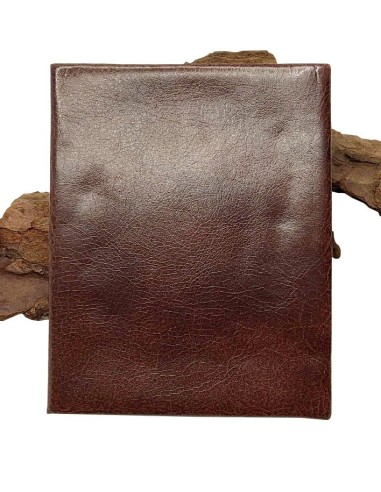 Magic ticket holder in burgundy imitation leather