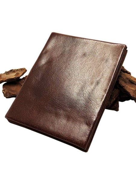 Magic ticket holder in burgundy imitation leather
