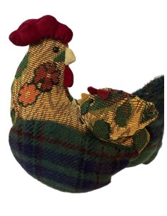 Stoffen Kip – Decoratie & Deurstopper (24x18 cm) 2