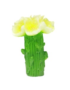 Bougie Amaryllis Bouquet Fleurs – Artisanale, Élégante 14 cm