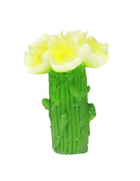 Candela Bouquet di Fiori Amaryllis – Artigianale, Elegante 14 cm