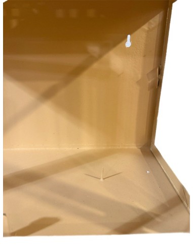 Farol de pared de hierro forjado color óxido - 2 velas