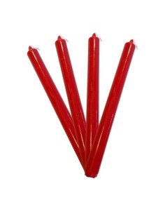Solid-colored Bordeaux Candles