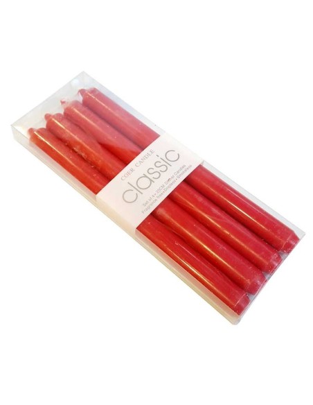 Candele color bordeaux nella massa