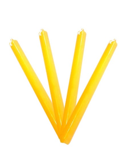 Kerzen gefärbt in der Masse gelbes Küken - MH