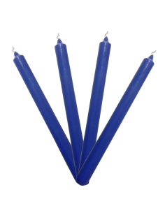 Kaarsen gekleurd in de massa donkerblauw MH
