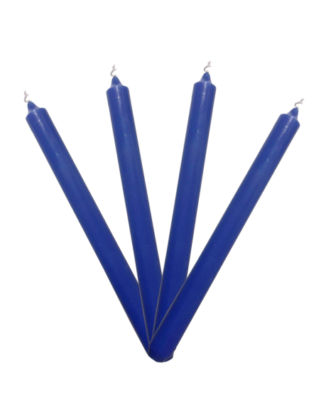 Kaarsen gekleurd in de massa donkerblauw MH
