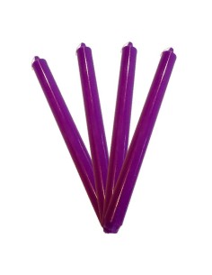Violette in der Masse gefärbte Kerzen - MH