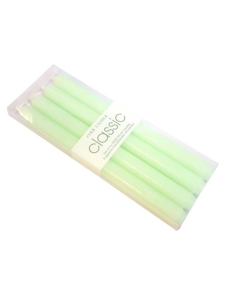 Bougies colorées dans la masse vert eau - MH
