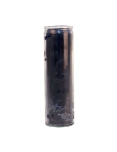Bougie en verre noire colorée dans la masse - 20 pièces