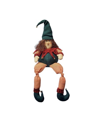 Elfo di Natale in Tessuto – Fatto a Mano (39 cm)