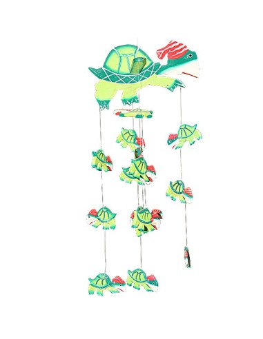 Houten Mobiel Schildpad – Handgemaakt voor Babykamer