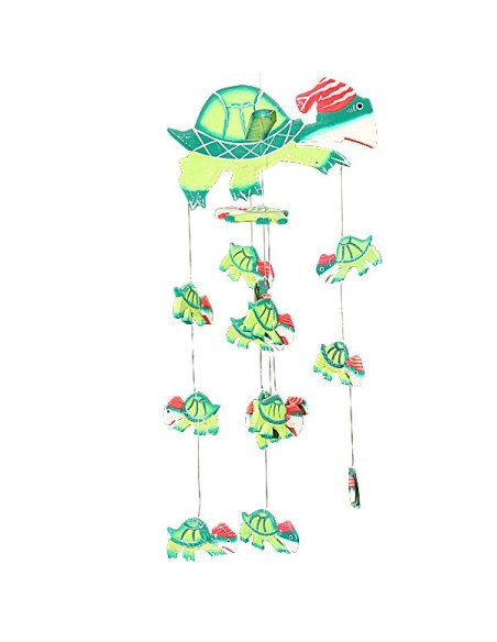 Houten Mobiel Schildpad – Handgemaakt voor Babykamer