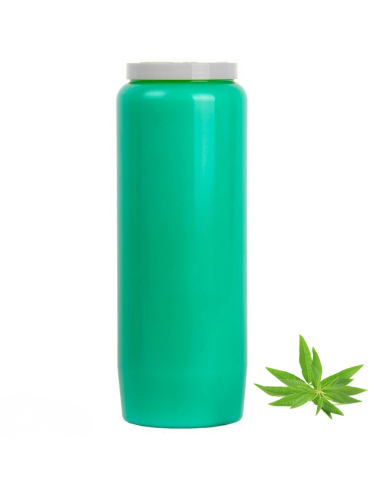 Bougie de Neuvaine Verte Verveine – 9 Jours