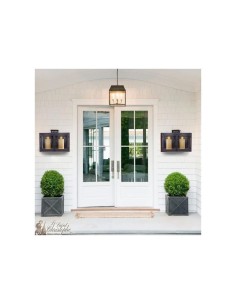 Lanterne murale en fer forgé noir | Style industriel & rustique 2