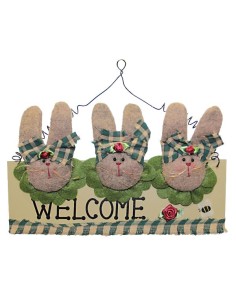 Welcome plaque Small Rabbits